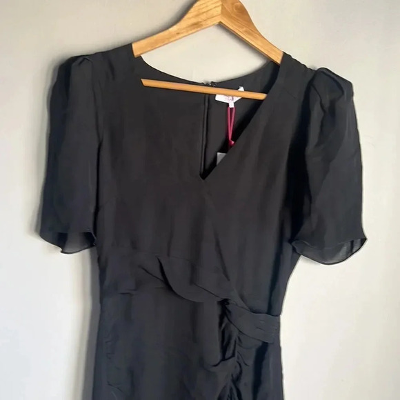 NEW PARKER Krislyn Ruffled Silk Mini A-Line Dress - Picture 6 of 13